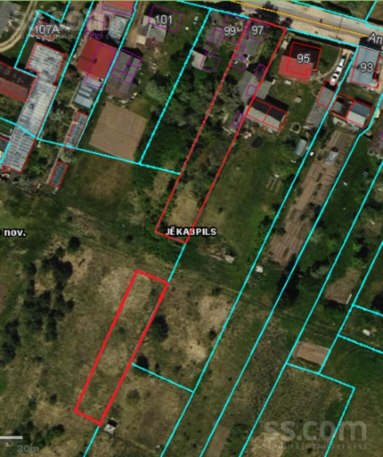 A. Pormaļa iela 97, Jēkabpils un raj., Jēkabpils — maja