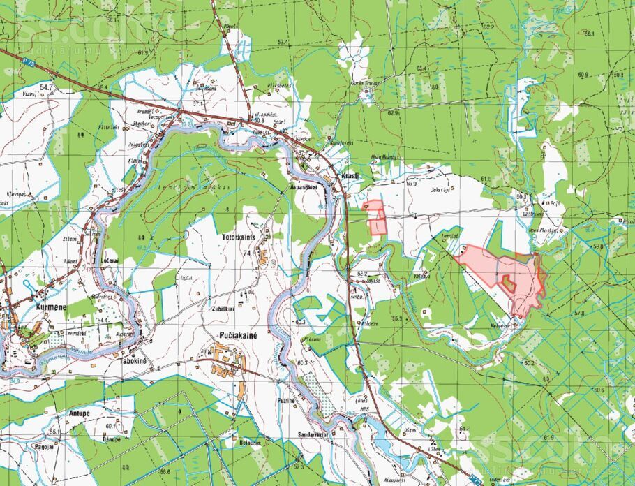 Krasti, Krasti, Aizkraukle un raj., Mazzalves pag. — zeme