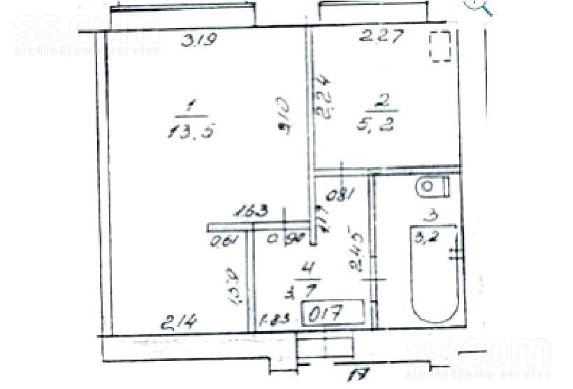 Viršu 48, Daugavpils un raj., Daugavpils — dzivoklis