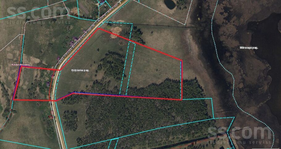 Krišjāņi, Krievragciems, Talsi un raj., Ķūļciema pag. — zeme