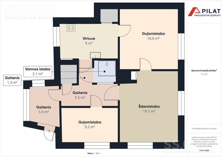 Egļu iela 30, Liepāja un raj., Liepāja — maja