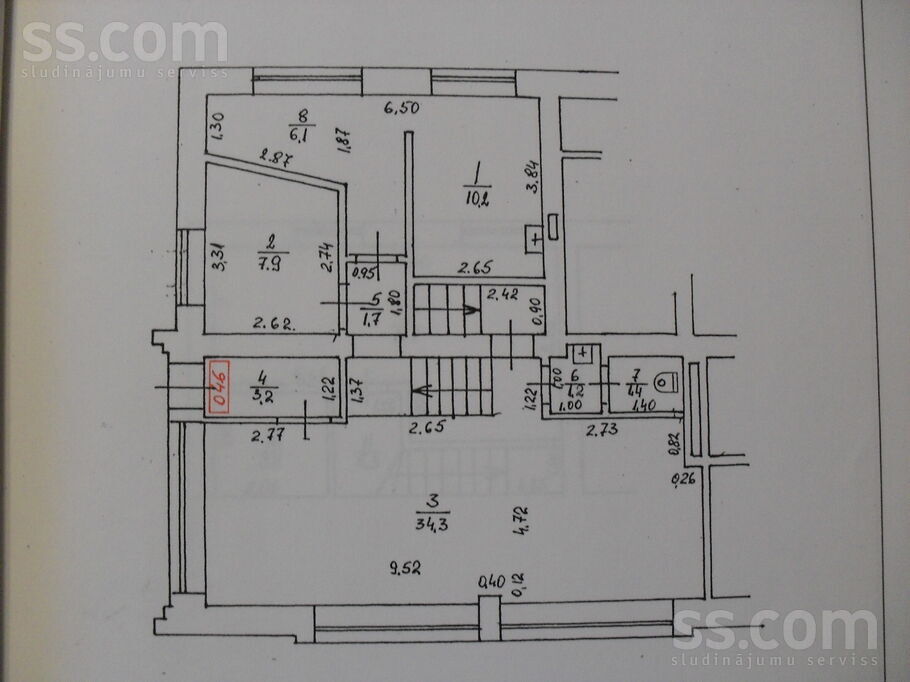 Uzvaras iela 3, Jelgava un raj., Jelgava — telpa