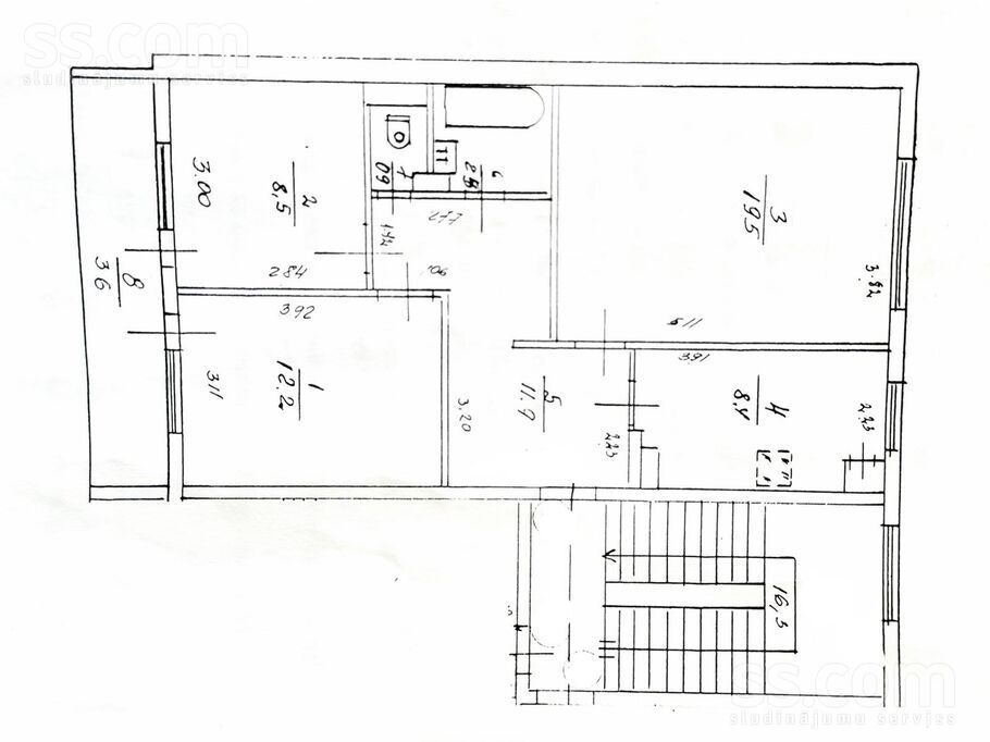 Vītolu iela 4, Bauska un raj., Bauska — dzivoklis