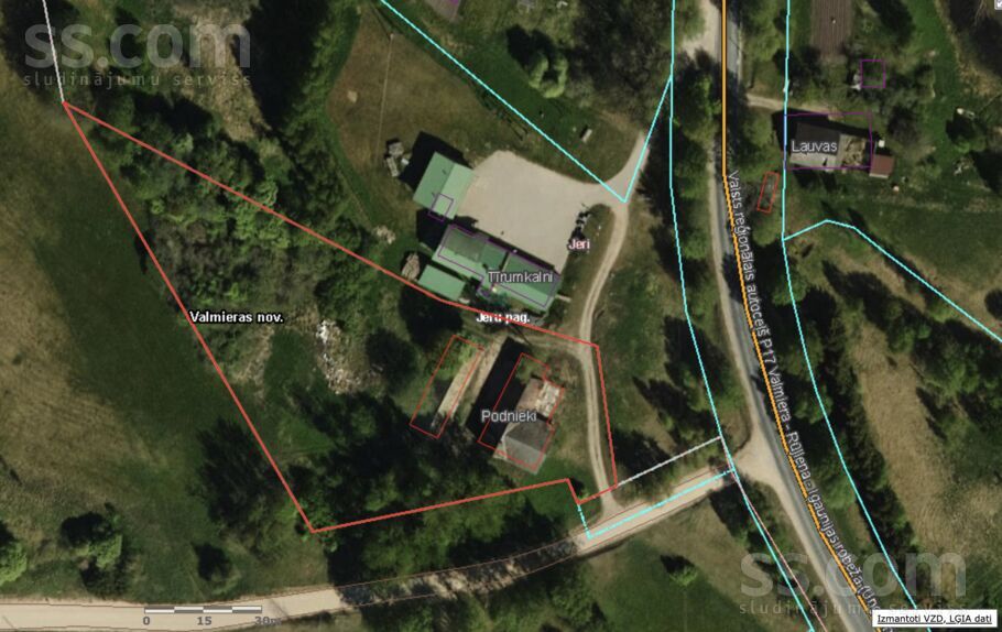 Podnieki, Valmiera un raj., Jeru pag. — maja