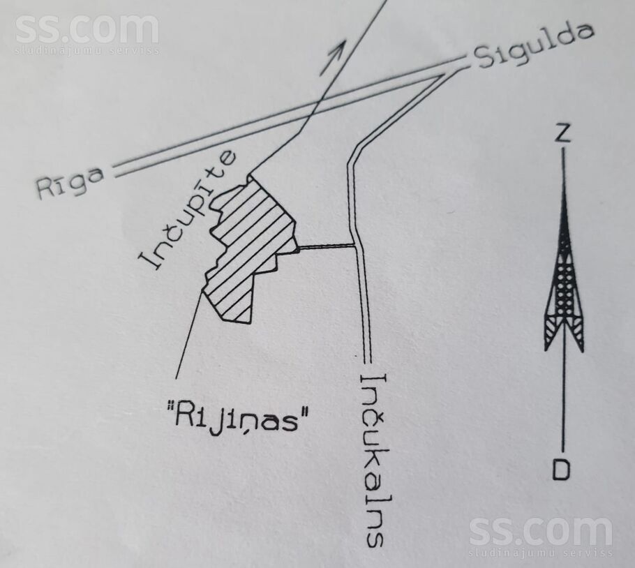 Rijiņas, Indrāni, Rīgas rajons, Inčukalna nov. — zeme