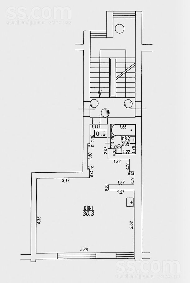 Saldus 3, Jūrmala — dzivoklis